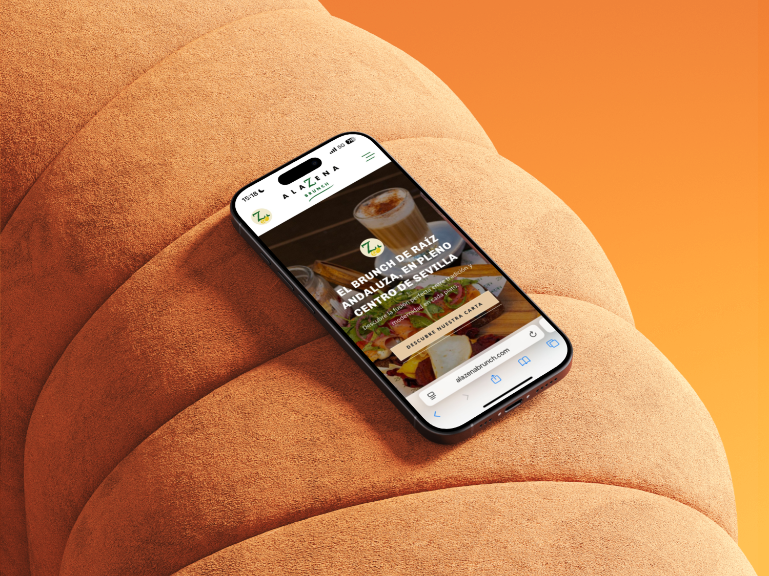 Branding, diseño web y fotografía de producto para Alazena Brunch, cafetería artesanal en Sevilla