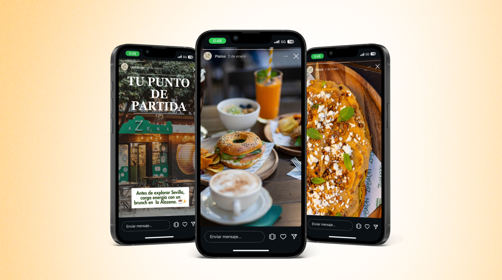 Historias de Instagram Alazena Brunch